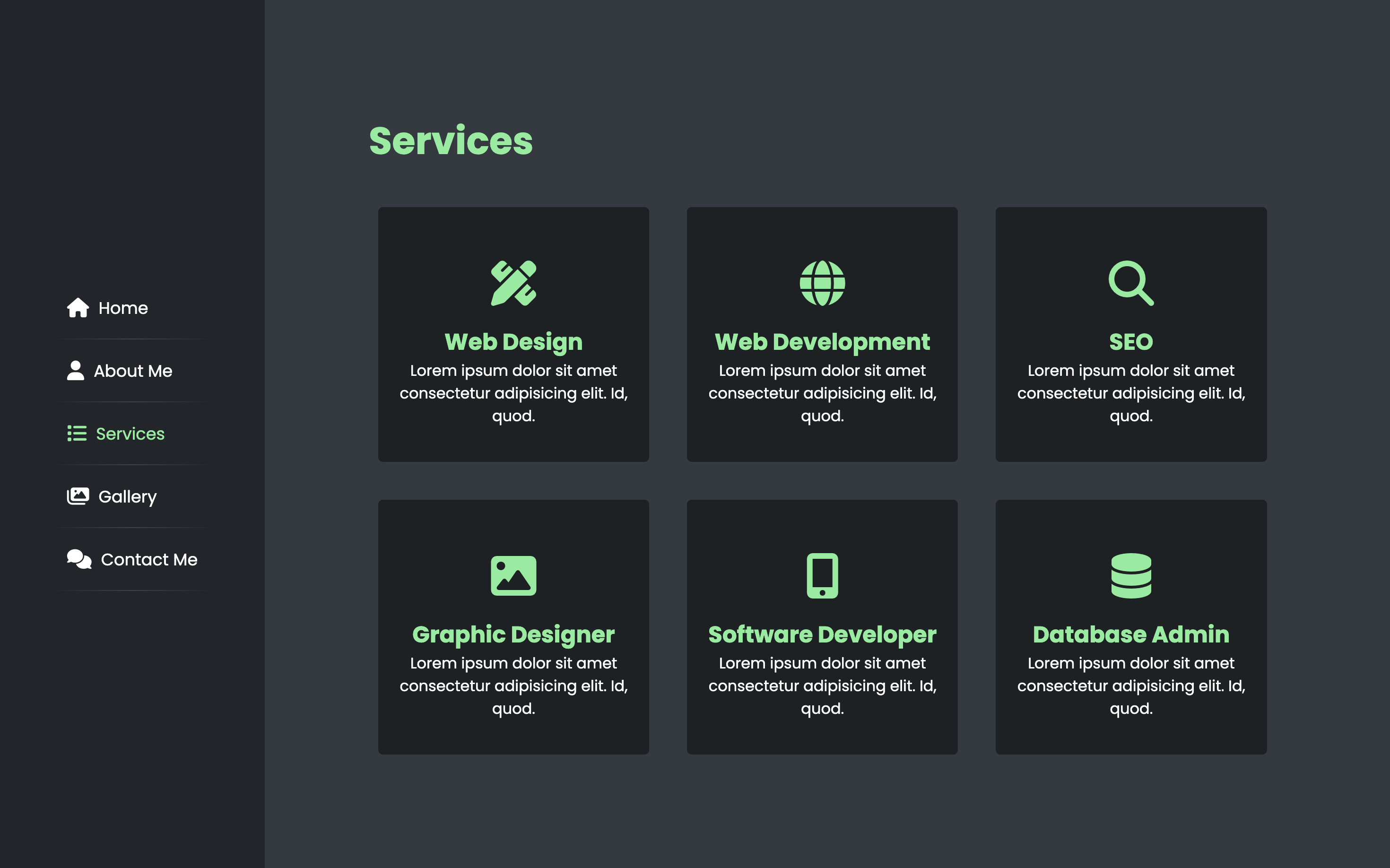 Portfolio Swiper Cube